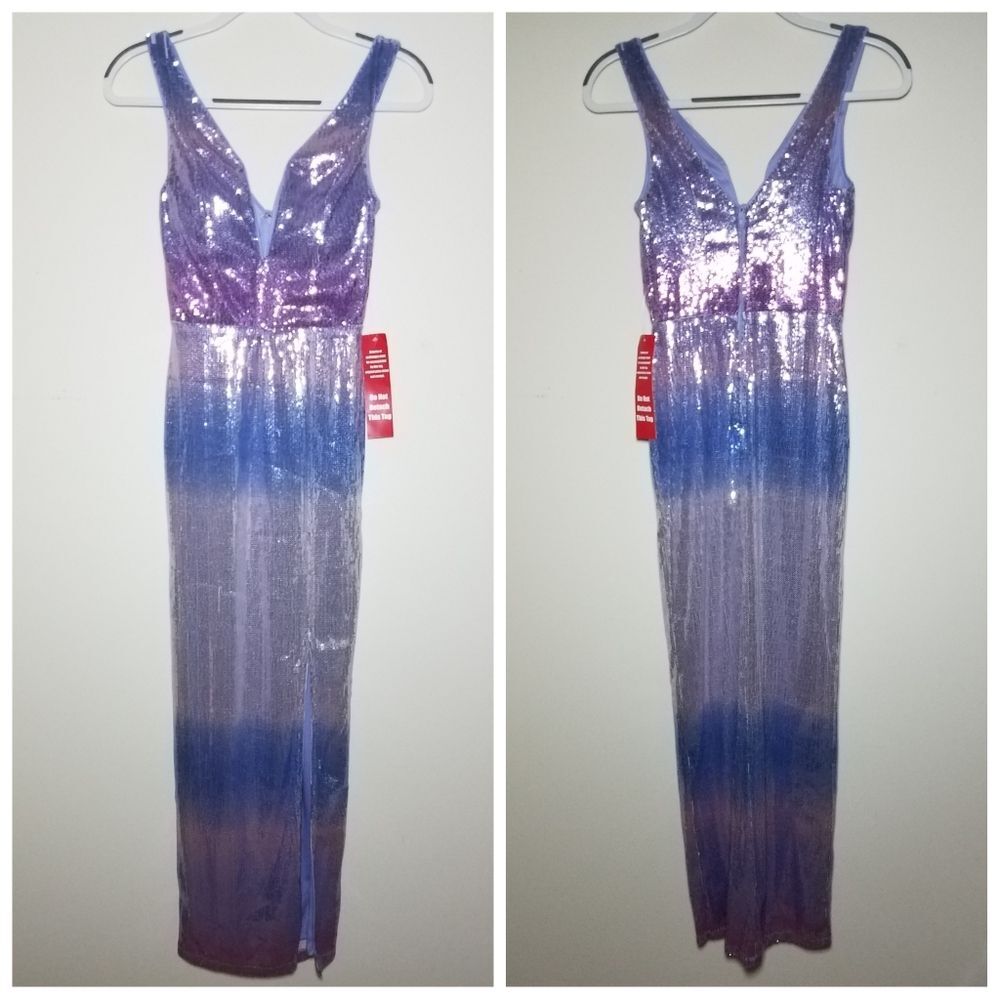 NWT|Mermaid Sequin Prom Dress, 3